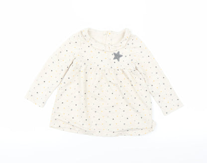 TU Baby White   A-Line  Size 12-18 Months