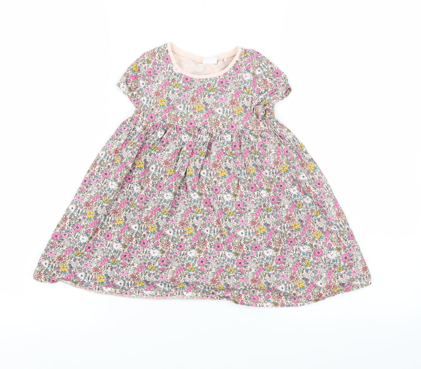 NEXT Baby Pink Floral  Fit & Flare  Size 18-24 Months