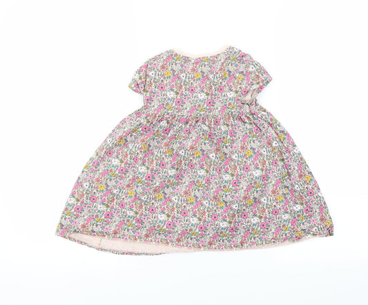 NEXT Baby Pink Floral  Fit & Flare  Size 18-24 Months