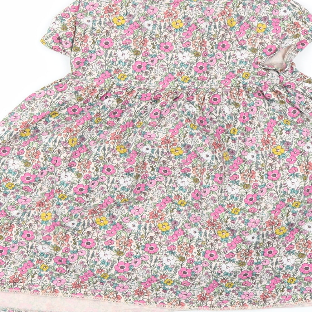 NEXT Baby Pink Floral  Fit & Flare  Size 18-24 Months