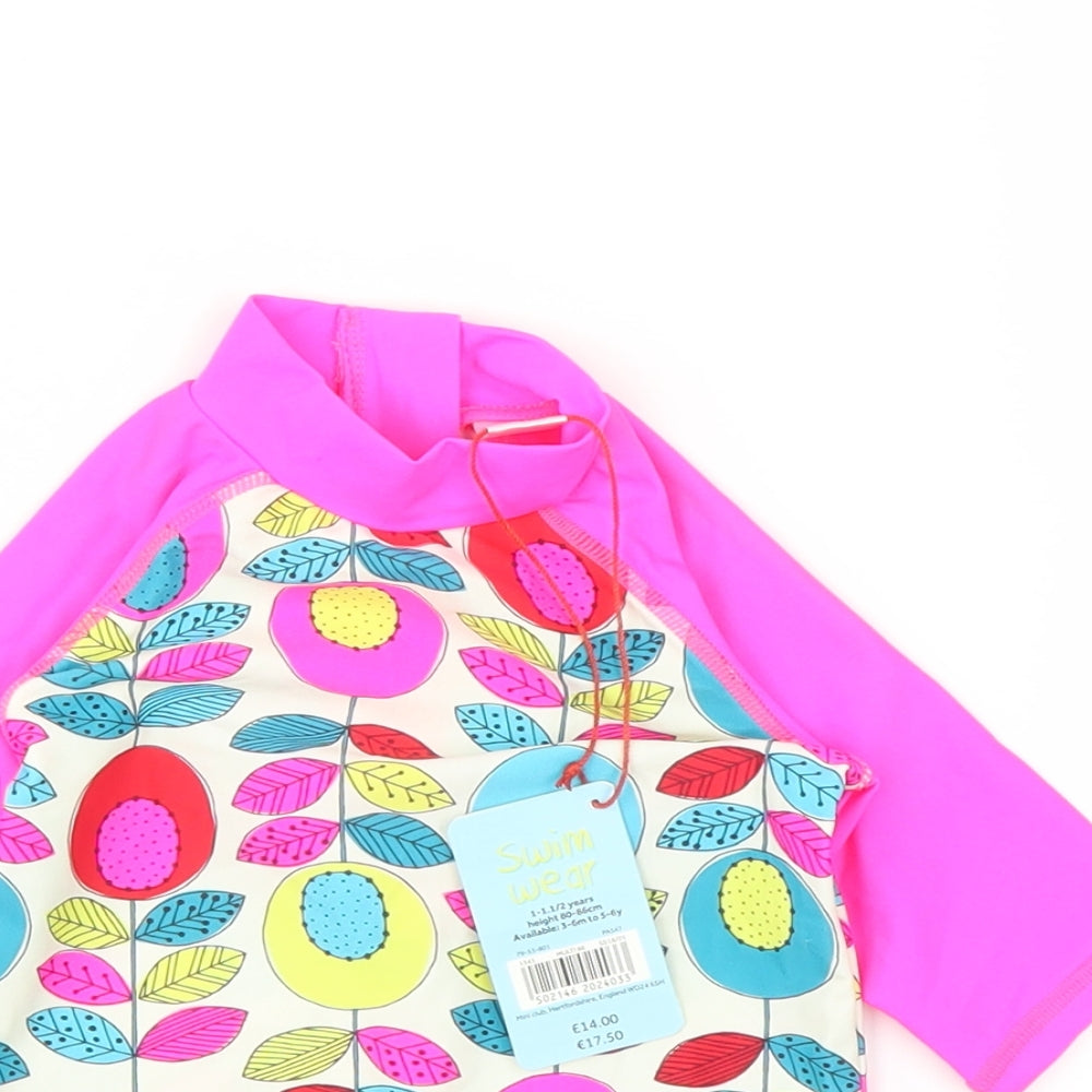 Mini Club Girls Pink   Basic T-Shirt Size 12-18 Months