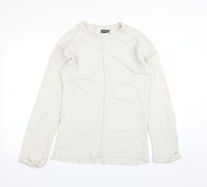 Primark Womens White   Pullover Jumper Size M