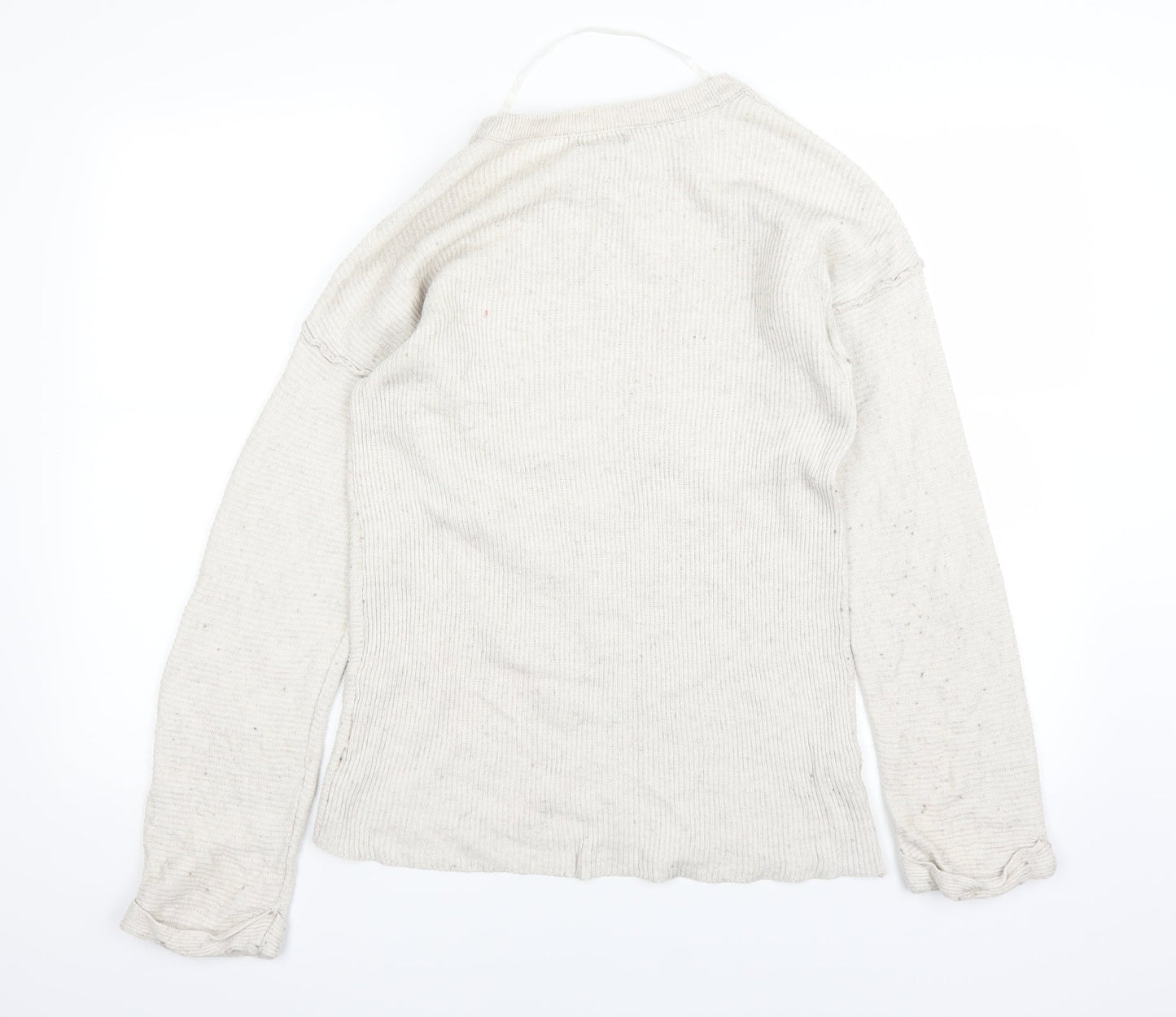 Primark Womens White   Pullover Jumper Size M
