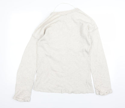 Primark Womens White   Pullover Jumper Size M