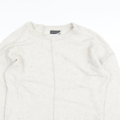 Primark Womens White   Pullover Jumper Size M