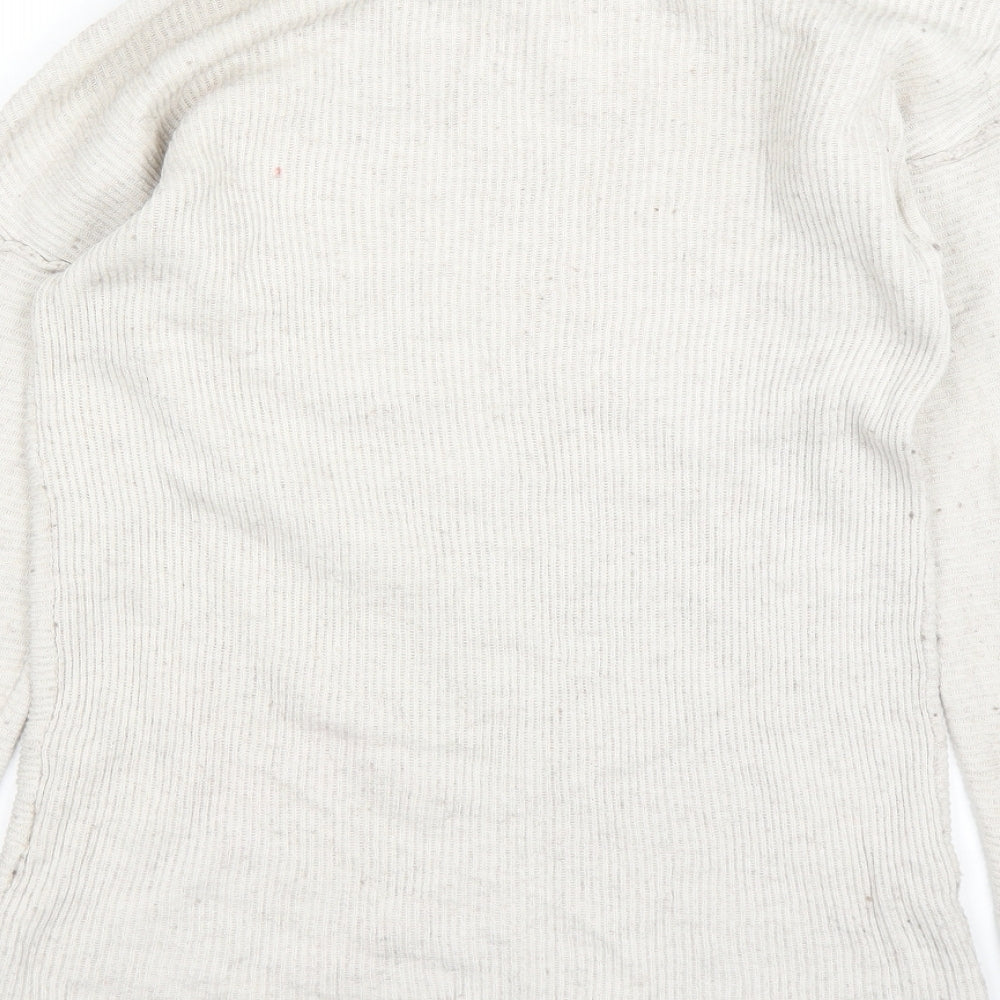Primark Womens White   Pullover Jumper Size M
