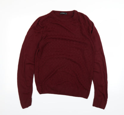 Cedar Wood State Mens Red   Pullover Jumper Size M