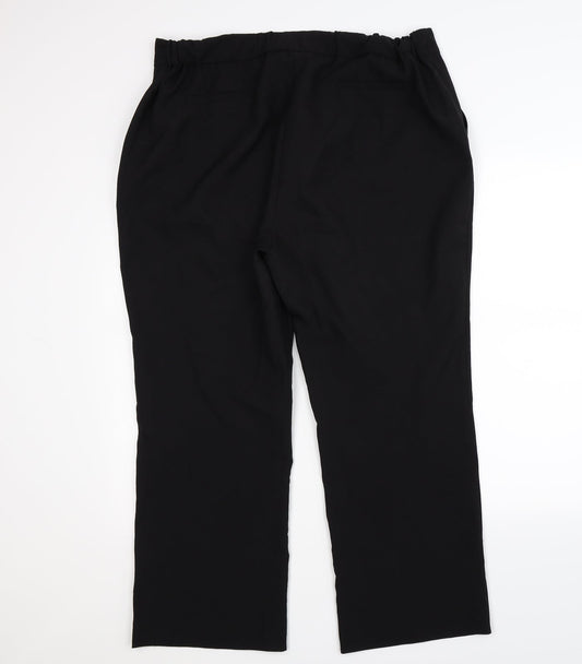 capsule Womens Black   Trousers  Size 18 L27 in - work office formal