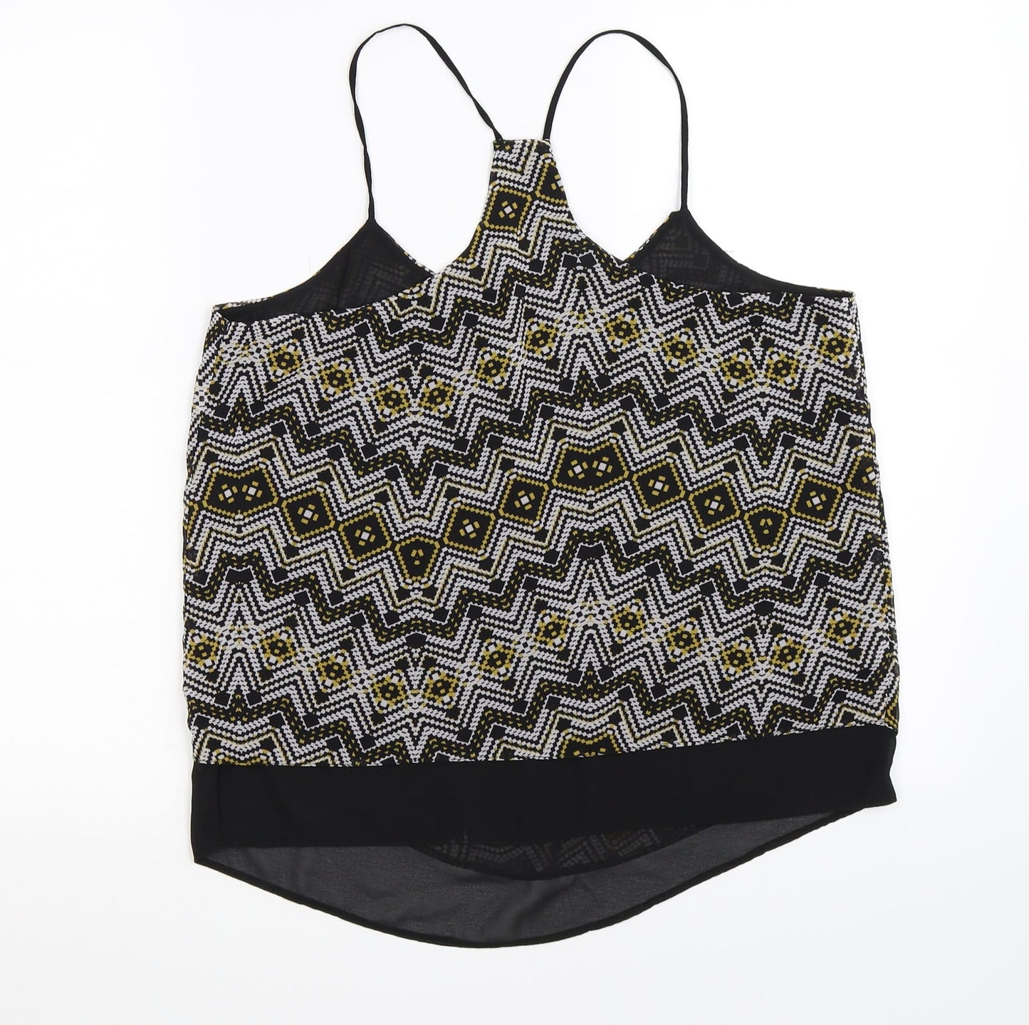 Womens UK Size 12 New Look Black Basic Tank