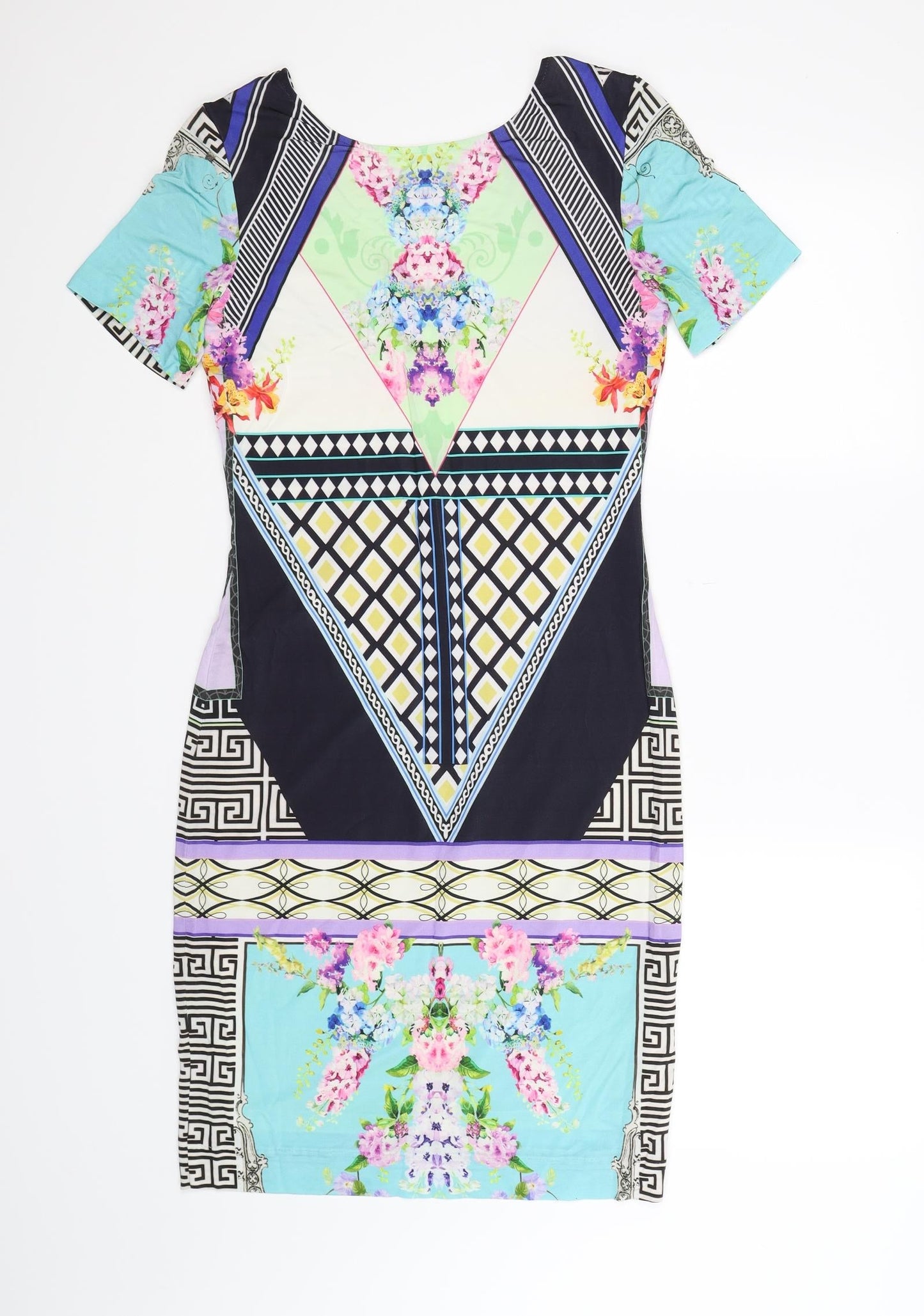 ana alcazar Womens Multicoloured Floral  Bodycon  Size 8