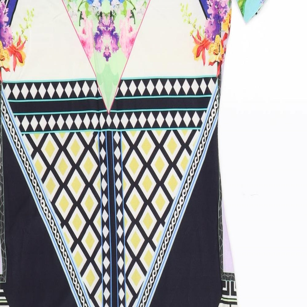 ana alcazar Womens Multicoloured Floral  Bodycon  Size 8