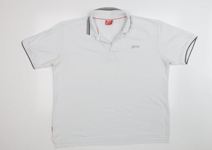 Slazenger Mens White    Polo Size 2XL