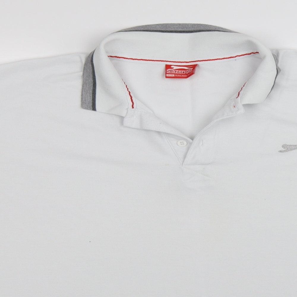 Slazenger Mens White    Polo Size 2XL