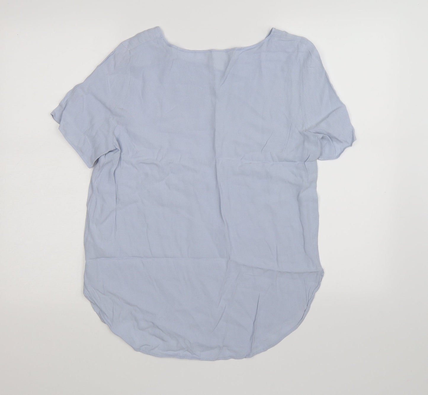 Womens UK Size 10 H&M Blue Tunic T-Shirt