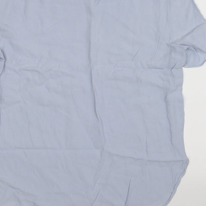Womens UK Size 10 H&M Blue Tunic T-Shirt