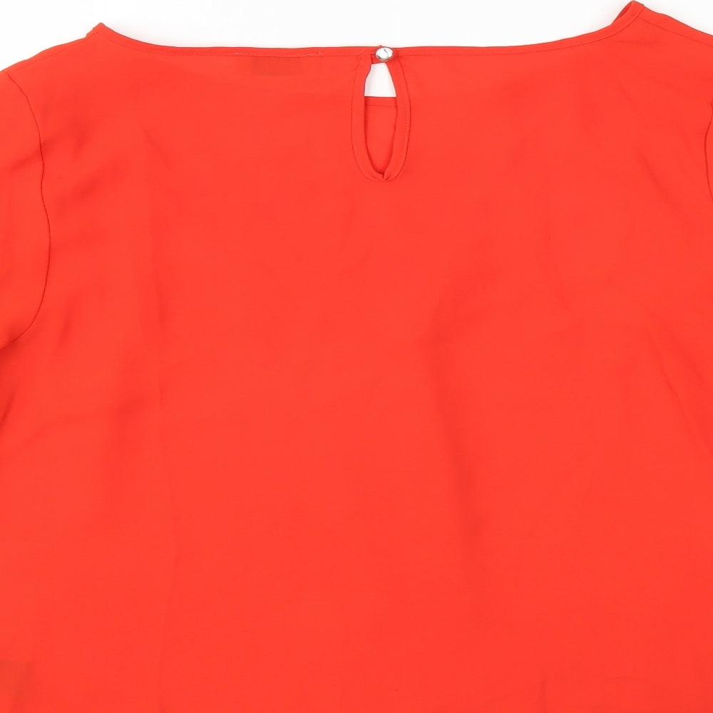 Matalan Womens Orange   Basic Blouse Size 14