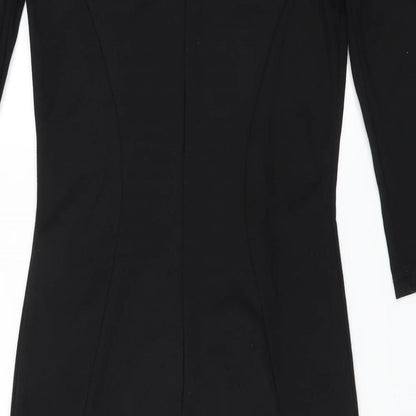 Greence Womens Black   Sheath  Size M  - lace panel