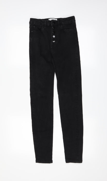 Womens UK Size 6 MNG Extra-Slim Fit Skinny Black Jeans