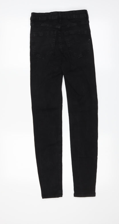 Womens UK Size 6 MNG Extra-Slim Fit Skinny Black Jeans