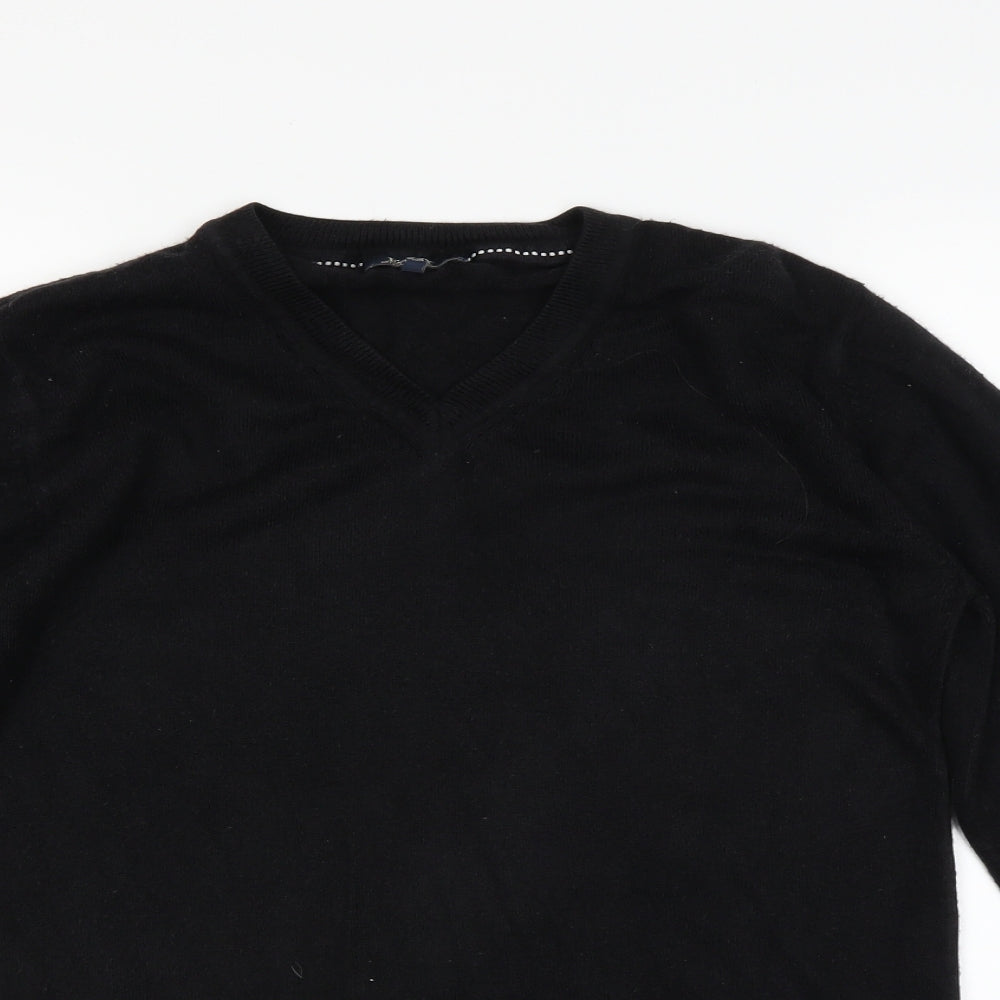 Easy Mens Black   Pullover Jumper Size S