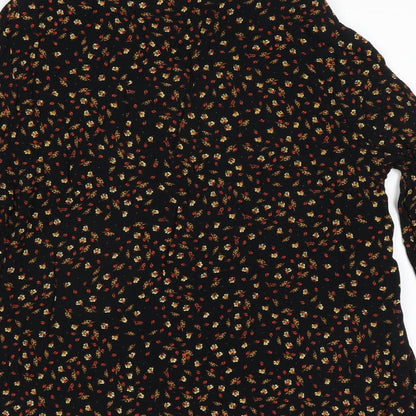 Womens UK Size 10 H&M Black Basic Blouse