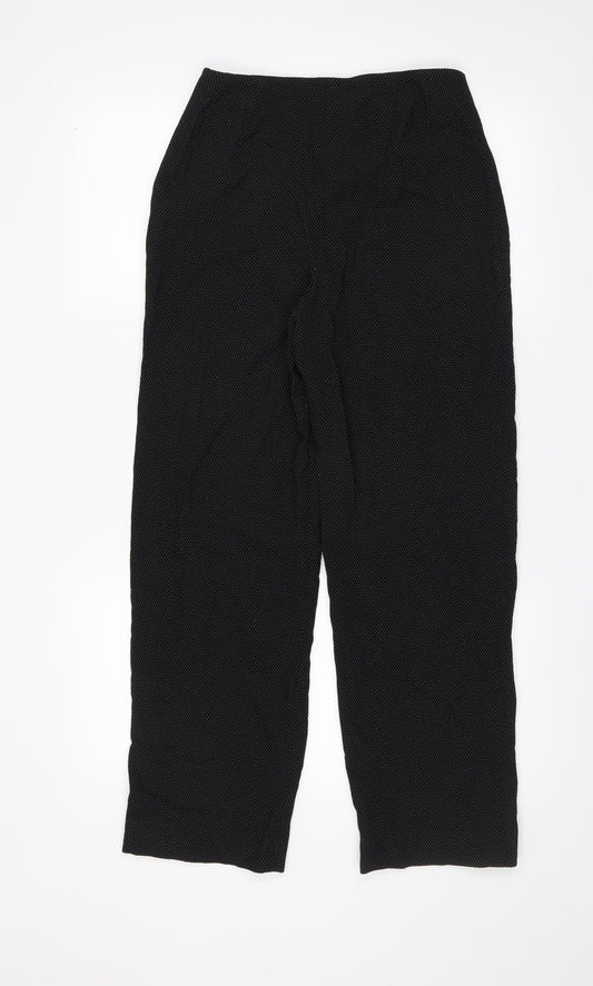 Womens UK Size 8 Alex & Co Regular Fit  Black Trousers