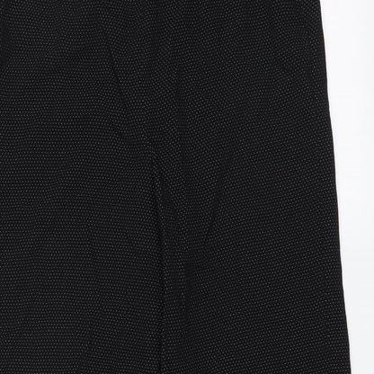 Womens UK Size 8 Alex & Co Regular Fit  Black Trousers