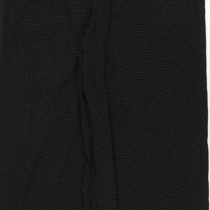 Womens UK Size 8 Alex & Co Regular Fit  Black Trousers