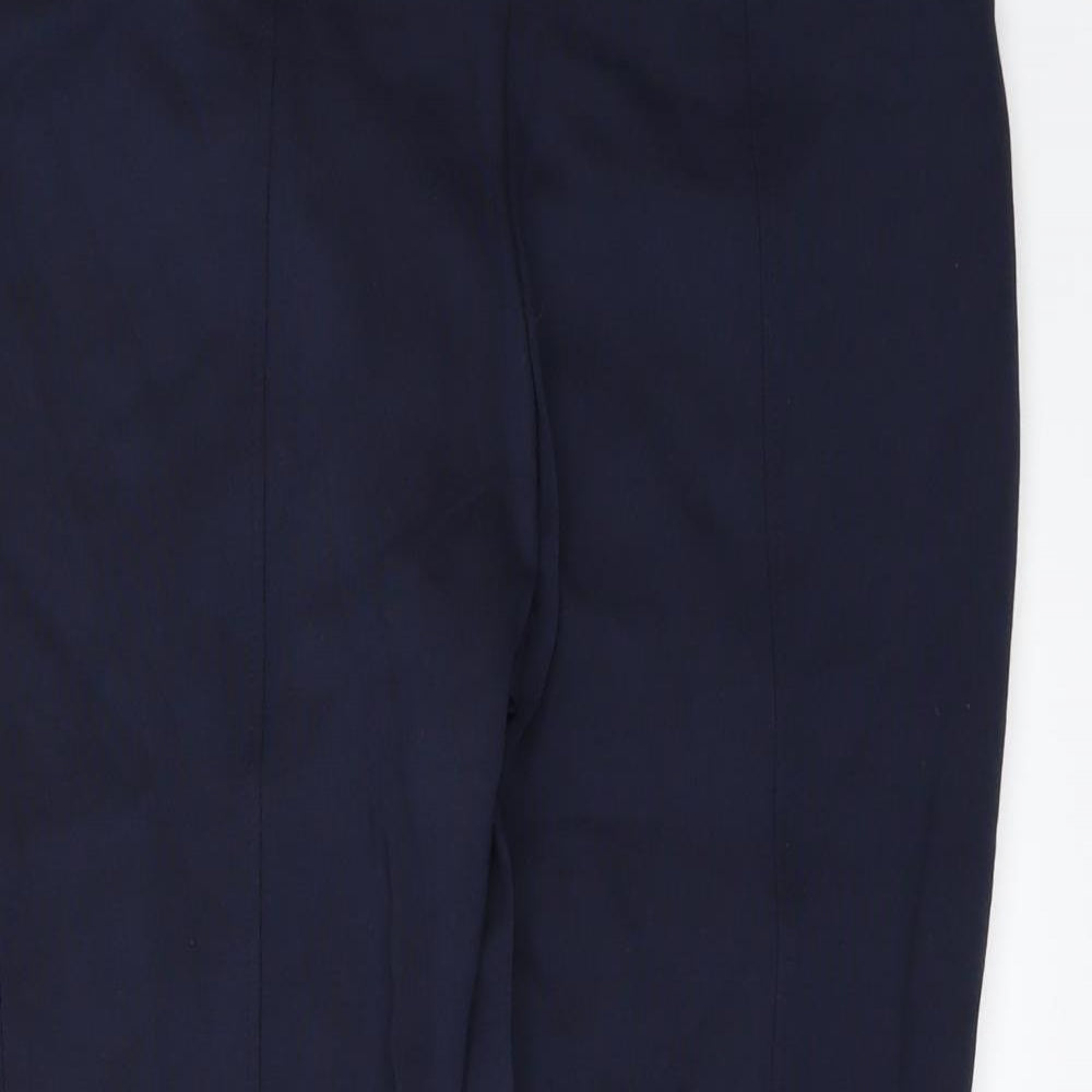 Marks and Spencer Womens Blue   Trousers  Size 12 L28 in
