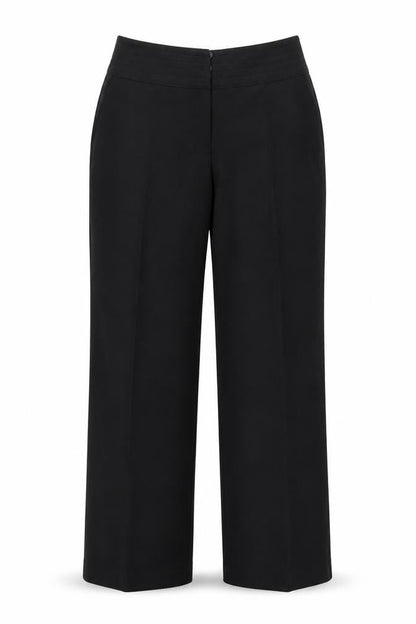 Womens UK Size 38 in Preworn Regular Fit  Black Trousers