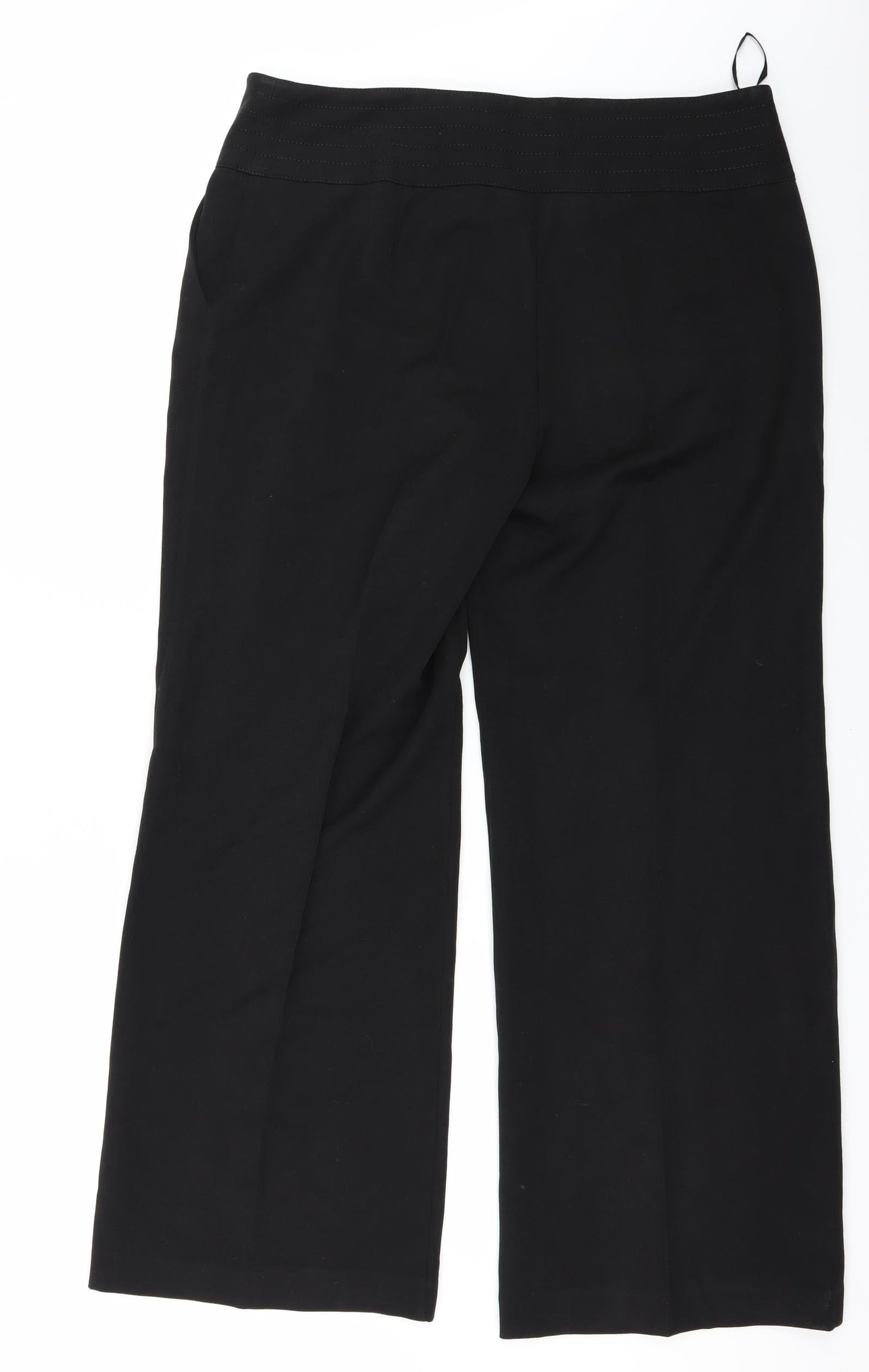 Womens UK Size 38 in Preworn Regular Fit  Black Trousers