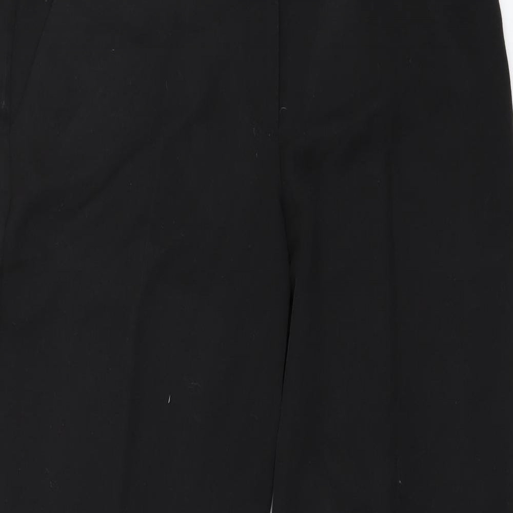 Womens UK Size 38 in Preworn Regular Fit  Black Trousers