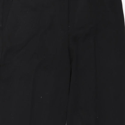 Womens UK Size 38 in Preworn Regular Fit  Black Trousers