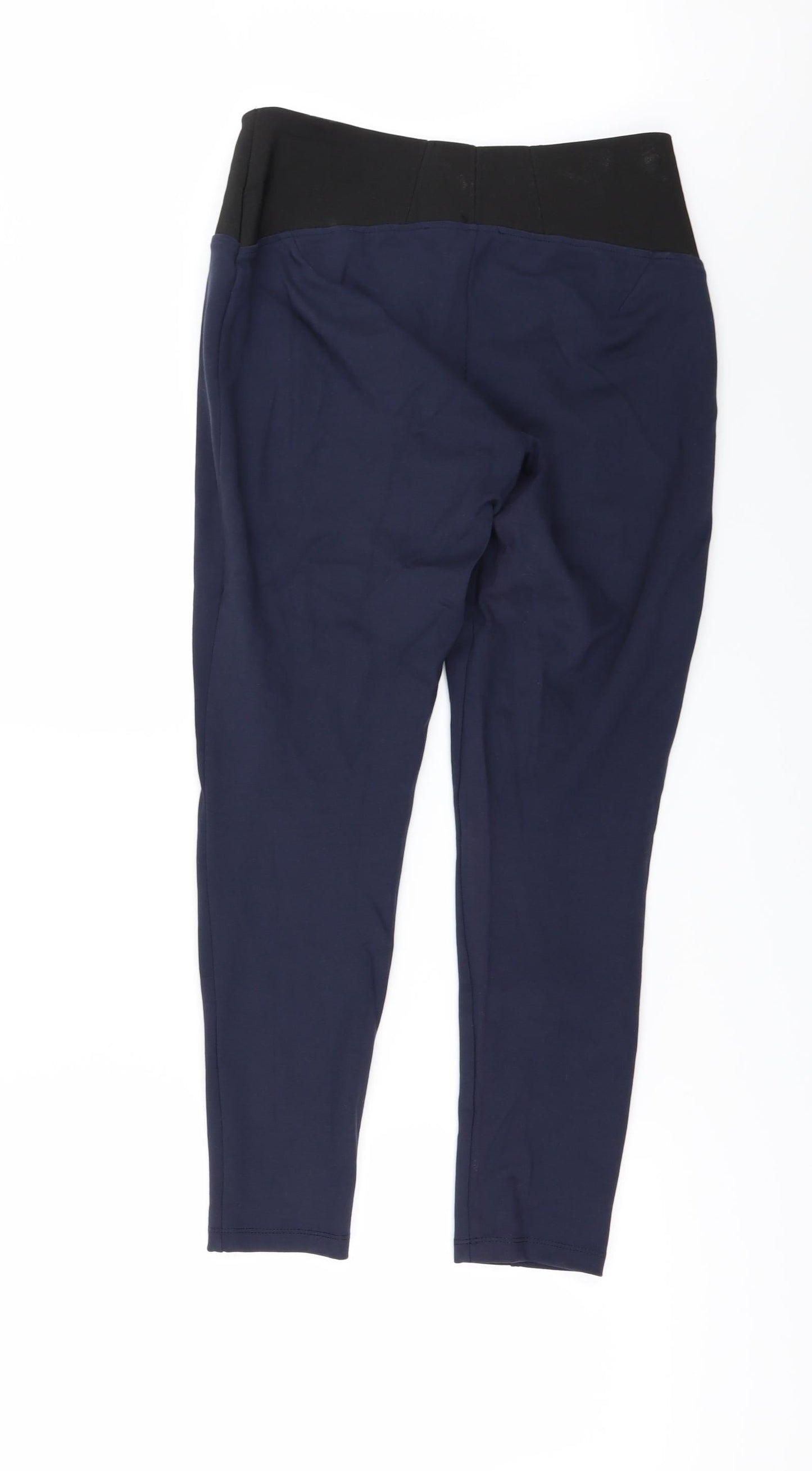 Womens UK Size 12 Marks and Spencer Regular Fit  Blue Trousers