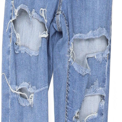 Topshop Womens Blue  Denim Skinny Jeans Size 26 in L30 in