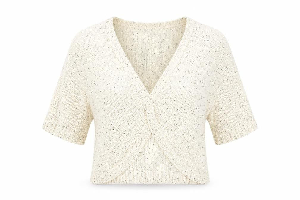 Store Twenty One Womens Ivory Cardigan Jumper Size M