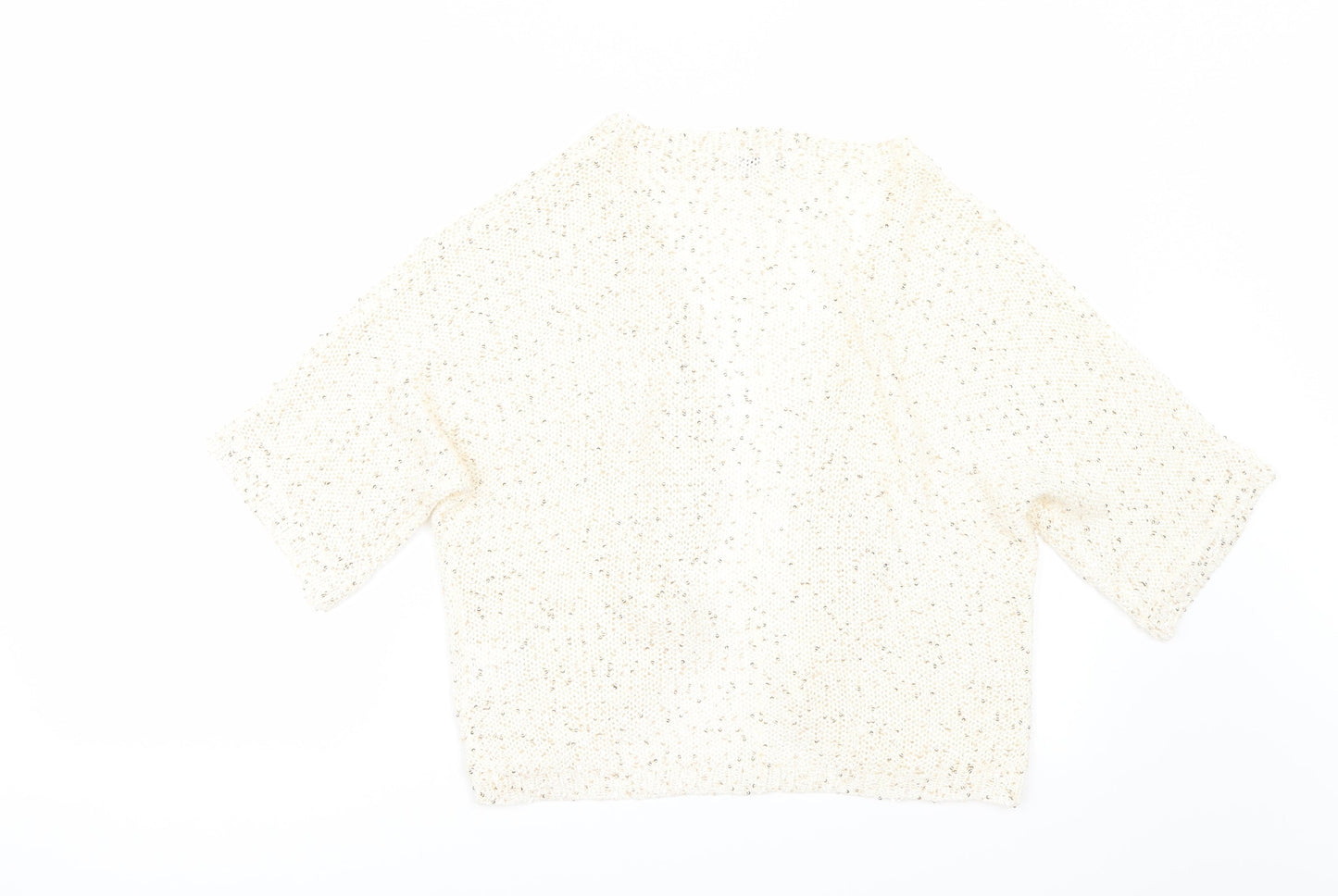 Store Twenty One Womens Ivory   Cardigan Jumper Size M