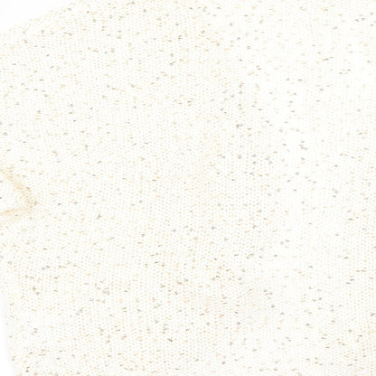 Store Twenty One Womens Ivory   Cardigan Jumper Size M