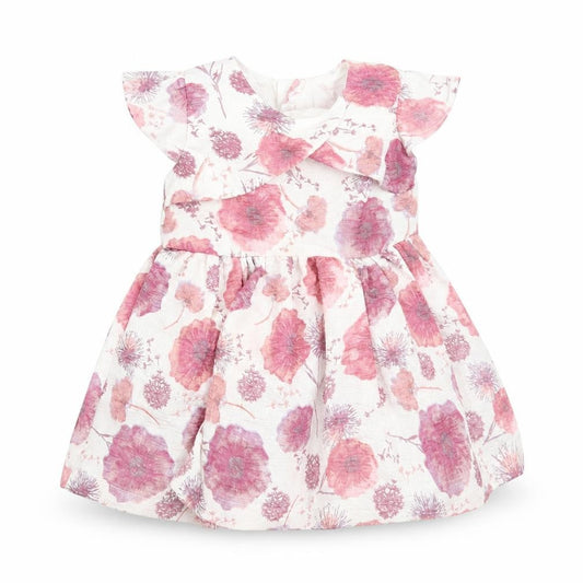 Matalan Boys White Floral  A-Line  Size 6-9 Months