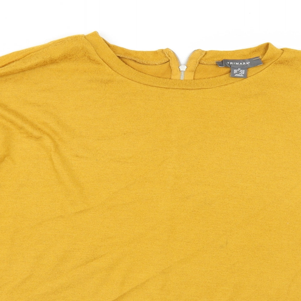 Primark Womens Yellow   Pullover Jumper Size M