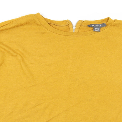 Primark Womens Yellow   Pullover Jumper Size M