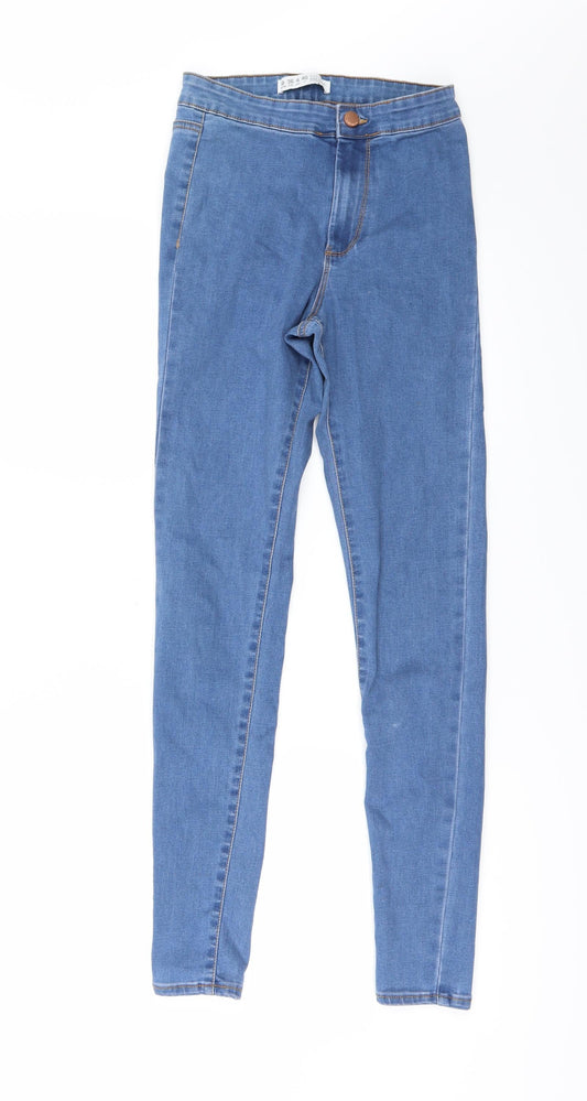 Denim & Co. Womens Blue   Skinny Jeans Size 8 L28 in