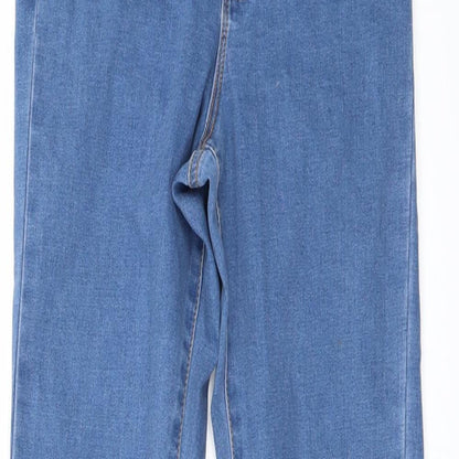 Denim & Co. Womens Blue   Skinny Jeans Size 8 L28 in