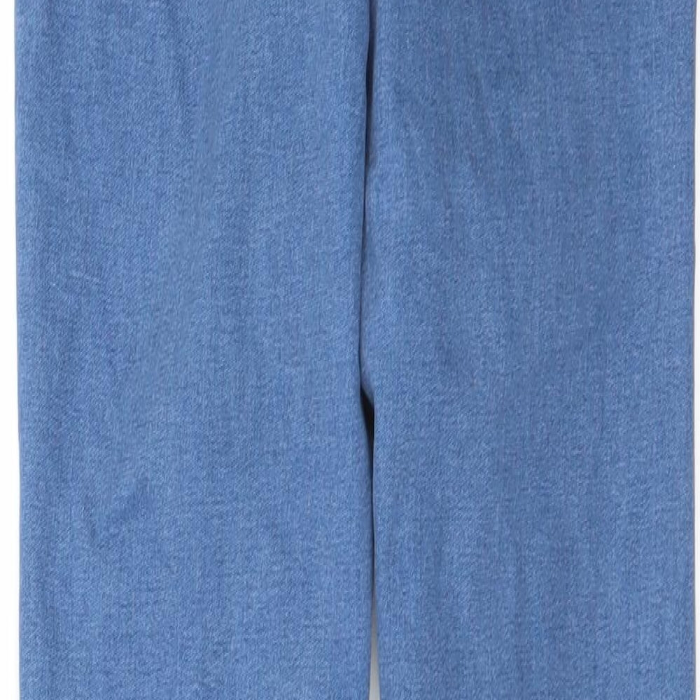 Denim & Co. Womens Blue   Skinny Jeans Size 8 L28 in