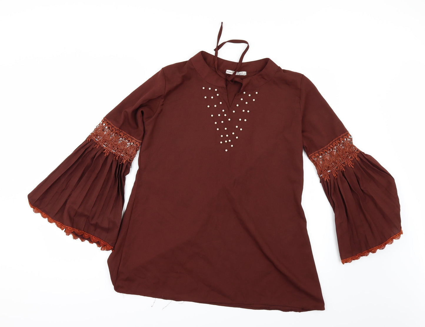 Womens UK Size M Berksha Red Tunic Blouse