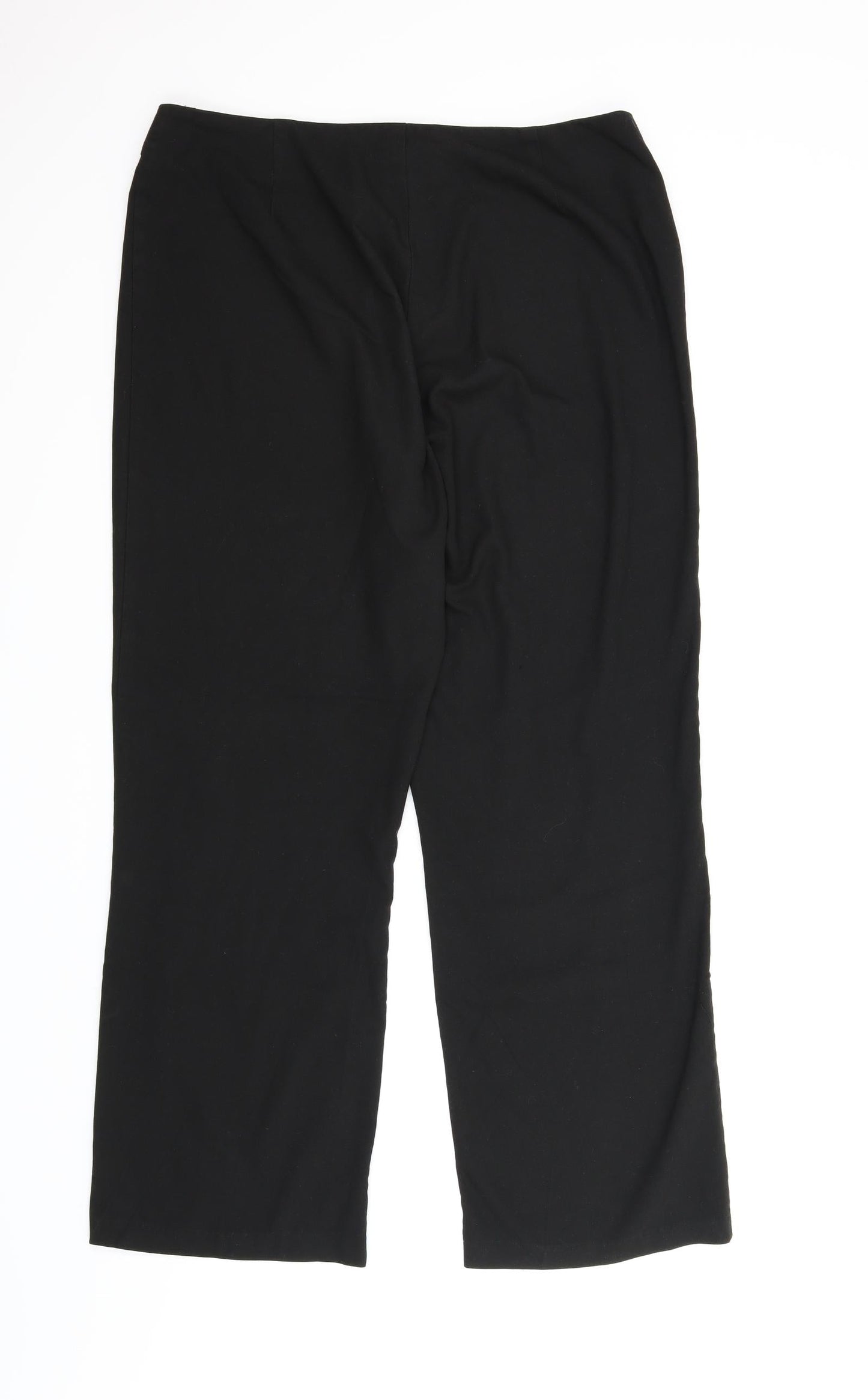 George Womens Black   Trousers  Size 16 L27 in