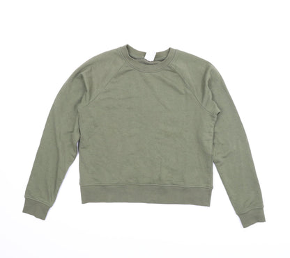 H&M Womens Green   Pullover Jumper Size XS