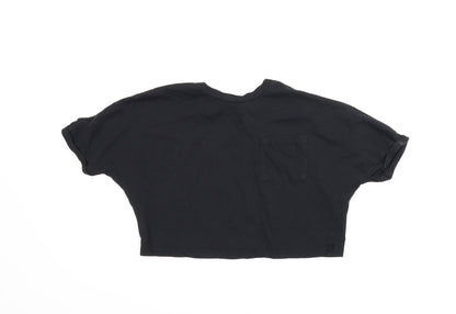 New Look Girls Black   Cropped Tank Size 10-11 Years