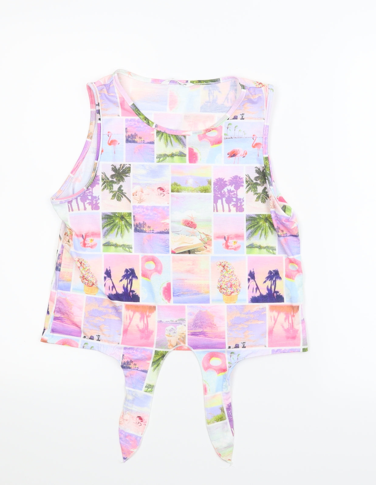 SheIn Girls Multicoloured   Basic Tank Size 11-12 Years