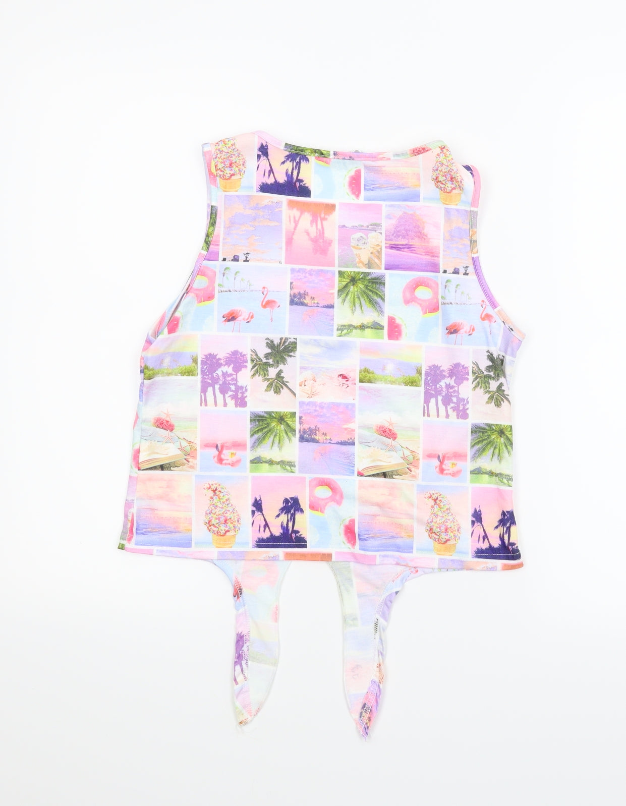 SheIn Girls Multicoloured   Basic Tank Size 11-12 Years